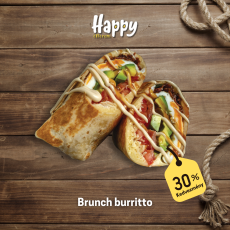 -30% Brunch burrito